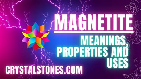  Magnetite -  Harnessing Earth's Magnetism for Technological Advancements!