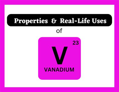  Vanadium: Exploring its Crucial Role as a Battery Material and Alloying Element!